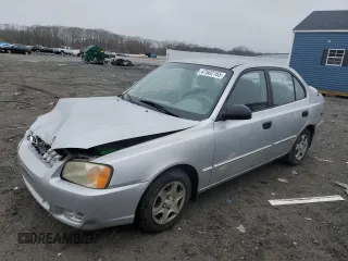2002 Hyundai Accent GL with VIN KMHCG45C02U319604, listed as a Copart auction lot 47602165 with 177,913 mi miles and Clean Title. Bid and sale history available at carsss.com. Image 1.