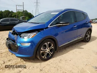 2020 Chevrolet Bolt EV Premier with VIN 1G1FZ6S02L4116452, listed as a Copart auction lot 54778235 with 98,442 mi miles and Salvage title. Bid and sale history available at DreamBid. Image 1.