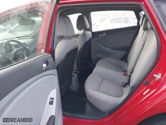2017 Hyundai Accent SE with VIN KMHCT5AEXHU351459, listed as a IAAI auction lot 41214689 with 131,355 mi miles. Bid and sale history available at carsss.com. Image 8.