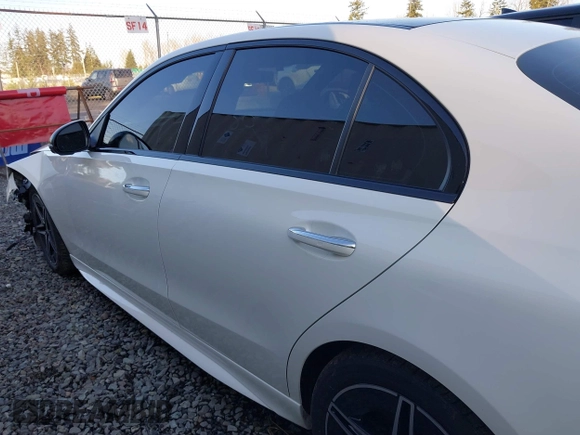 2023 Mercedes-Benz C 300 with VIN W1KAF4HB9PR142827, listed as a IAAI auction lot 41419476 with 21,041 mi miles and . Bid and sale history available at DreamBid. Image 14.
