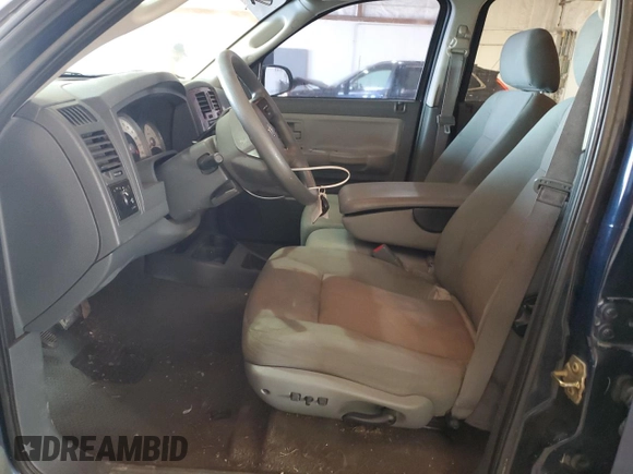 2005 Dodge Dakota SLT with VIN 1D7HW48N95S365965, listed as a Copart auction lot 48505355 with 144,053 mi miles and Salvage Title. Bid and sale history available at carsss.com. Image 7.