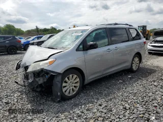 2015 Toyota Sienna LE with VIN 5TDJK3DC8FS104777, listed as a Copart auction lot 63440925 with 195,962 mi miles and Salvage title. Bid and sale history available at DreamBid. Image 1.