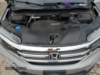 2017 Honda Pilot EX with VIN 5FNYF6H38HB019136, listed as a Copart auction lot 85673444 with Not Provided miles and Salvage Title. Bid and sale history available at DreamBid. Image 14.
