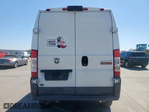 2015 Ram ProMaster Cargo with VIN 3C6TRVBGXFE512589, listed as a Copart auction lot 50187515 with 218,353 mi miles and Clean Title. Bid and sale history available at carsss.com. Image 6.