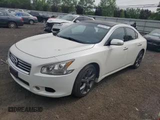 2013 Nissan Maxima SV z VIN 1N4AA5AP7DC846291, wystawiony jako Copart lot #58244175 z przebiegiem 94 240 mil mil oraz Szkoda całkowita • Salvage title. Historia ofert i sprzedaży dostępna na DreamBid. Obrazek 1.