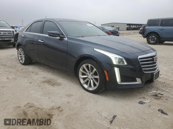 2018 Cadillac CTS Sedan Luxury AWD with VIN 1G6AX5SX7J0170318, listed as a Copart auction lot 44759825 with 76,570 mi miles and Salvage Title. Bid and sale history available at carsss.com. Image 4.
