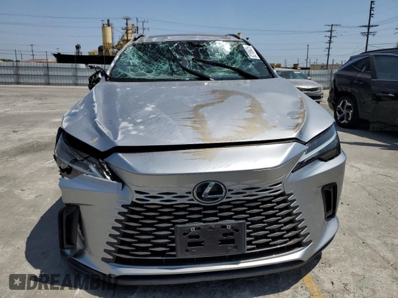 2023 Lexus RX 350 with VIN 2T2BAMCA0PC026398, listed as a Copart auction lot 62109625 with 25,324 mi miles and Salvage title. Bid and sale history available at DreamBid. Image 5.