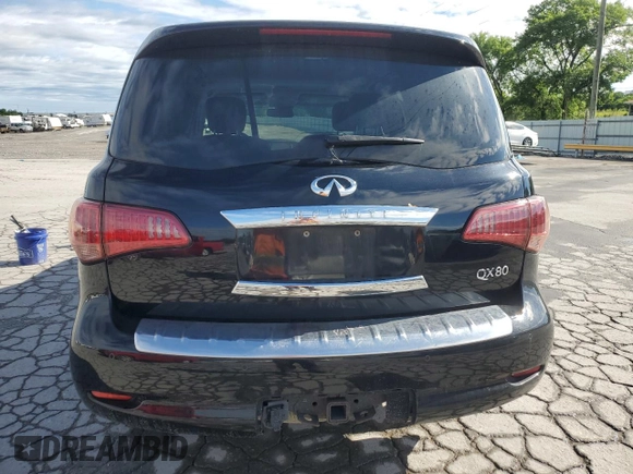 2017 Infiniti QX80 z VIN JN8AZ2NE9H9159198, wystawiony jako Copart lot #58572875 z przebiegiem 136 492 mil mil oraz Szkoda całkowita • Salvage title. Historia ofert i sprzedaży dostępna na DreamBid. Obrazek 6.
