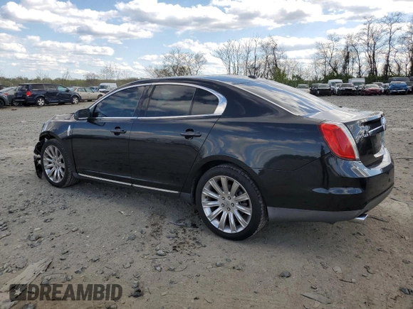 2009 Lincoln MKS with VIN 1LNHM94RX9G611741, listed as a Copart auction lot 52603085 with 89,136 mi miles and Salvage Title. Bid and sale history available at carsss.com. Image 2.