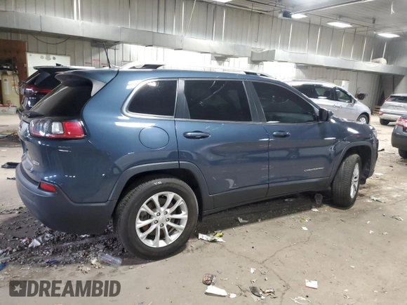 2019 Jeep Cherokee Latitude with VIN 1C4PJMCB2KD484202, listed as a Copart auction lot 51610175 with 44,299 mi miles and Salvage Title. Bid and sale history available at carsss.com. Image 3.