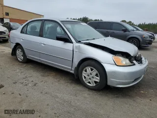 2003 Honda Civic LX with VIN 1HGES16603L014549, listed as a Copart auction lot 43153015 with 265,204 mi miles and Salvage Title. Bid and sale history available at carsss.com. Image 4.