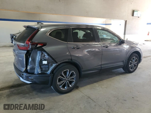 2021 Honda CR-V EX with VIN 2HKRW2H56MH650736, listed as a Copart auction lot 46048575 with 72,134 mi miles and Salvage Title. Bid and sale history available at carsss.com. Image 3.