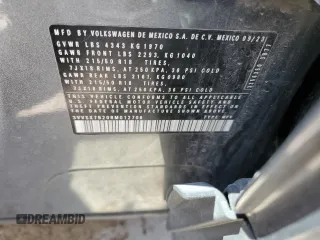2024 Volkswagen Taos SE z VIN 3VVSX7B20RM012706, wystawiony jako Copart lot #55919195 z przebiegiem 47 610 mil mil oraz Tytuł czysty. Historia ofert i sprzedaży dostępna na DreamBid. Obrazek 13.