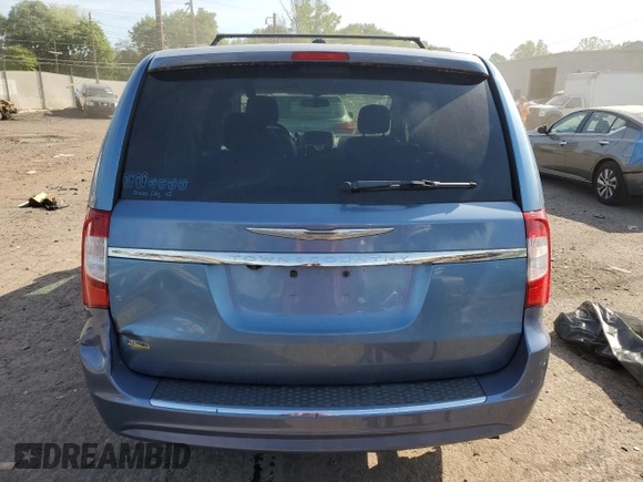 2012 Chrysler Town & Country Touring with VIN 2C4RC1BG5CR207489, listed as a Copart auction lot 56315545 with 190,143 mi miles and Salvage Title. Bid and sale history available at DreamBid. Image 6.