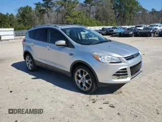 2014 Ford Escape Titanium with VIN 1FMCU0JX7EUE33971, listed as a Copart auction lot 45537205 with 94,733 mi miles and Salvage Title. Bid and sale history available at carsss.com. Image 4.