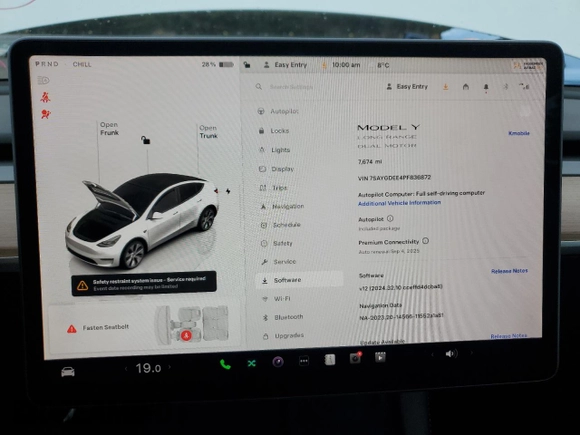 2023 Tesla Model Y Long Range z VIN 7SAYGDEE4PF836872, wystawiony jako Copart lot #45566235 z przebiegiem 7 674 mil mil oraz Szkoda całkowita • Salvage title. Historia ofert i sprzedaży dostępna na DreamBid. Obrazek 9.