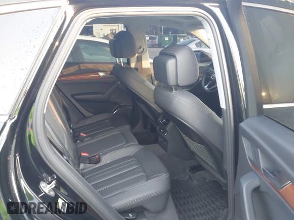 2023 Audi Q5 S line Premium with VIN WA1GAAFY0P2037363, listed as a IAAI auction lot 42372352 with 45,309 mi miles and . Bid and sale history available at DreamBid. Image 8.
