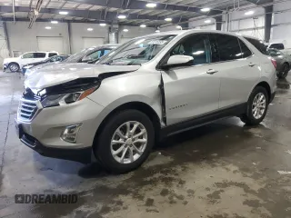 2018 Chevrolet Equinox LT z VIN 3GNAXSEV7JS625609, wystawiony jako Copart lot #55916595 z przebiegiem 91 178 mil mil oraz Szkoda całkowita • Salvage title. Historia ofert i sprzedaży dostępna na DreamBid. Obrazek 1.