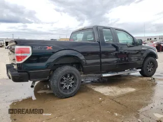 2009 Ford F-150 STX with VIN 1FTRX12W89FA12434, listed as a Copart auction lot 89214205 with 186,144 mi miles and Salvage Title. Bid and sale history available at carsss.com. Image 3.