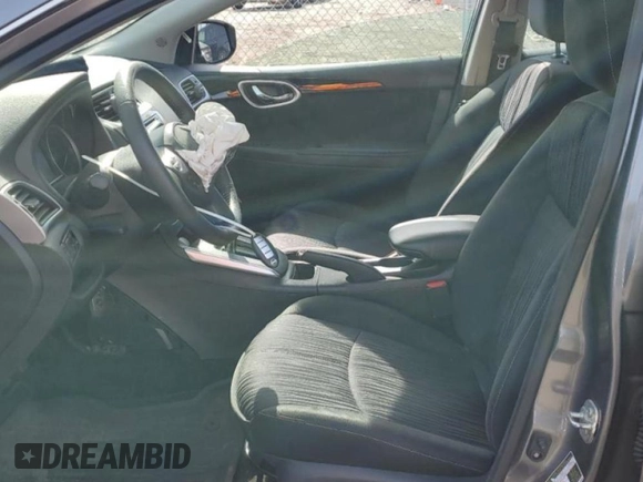 2017 Nissan Sentra SV with VIN 3N1AB7AP2HL707427, listed as a Copart auction lot 54878735 with 86,992 mi miles and Salvage Title. Bid and sale history available at DreamBid. Image 7.