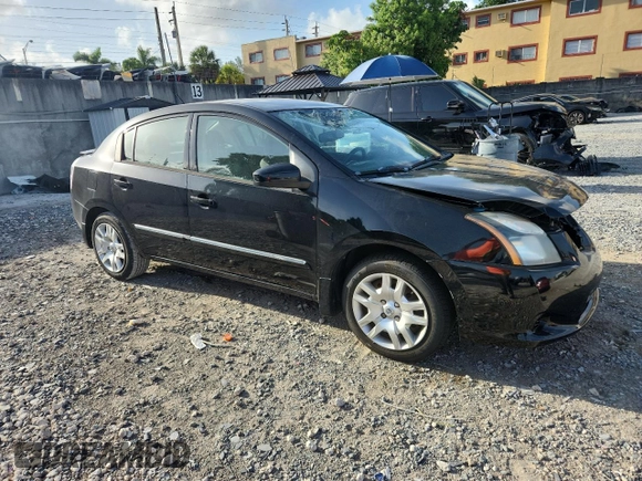 2012 Nissan Sentra SR with VIN 3N1AB6AP9CL721022, listed as a Copart auction lot 63069065 with 59,035 mi miles and Salvage title. Bid and sale history available at DreamBid. Image 4.