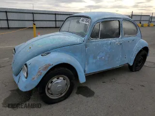 1968 Volkswagen Beetle with VIN 118774812, listed as a Copart auction lot 84677834 with 16,098 mi miles and Clean Title. Bid and sale history available at DreamBid. Image 1.