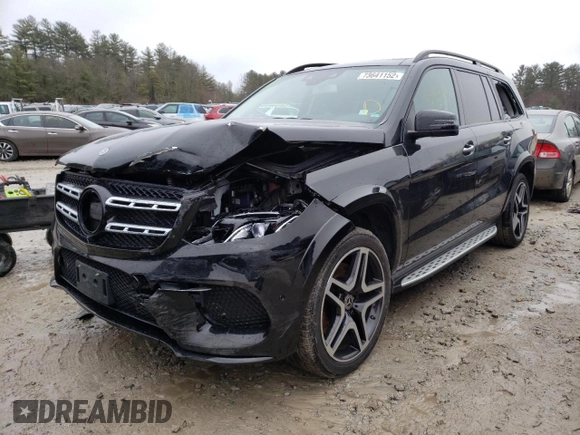 2018 Mercedes-Benz GLS with VIN 4JGDF7DE6JA999228, listed as a Copart auction lot 73641152 with 81,041 mi miles. Bid and sale history available at carsss.com. Image 1.