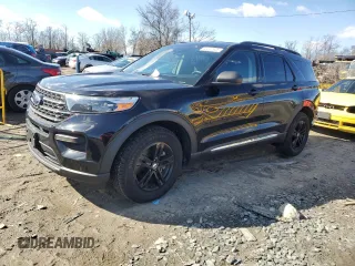 2020 Ford Explorer XLT with VIN 1FMSK8DH4LGD13836, listed as a Copart auction lot 45087505 with 79,251 mi miles and Salvage Title. Bid and sale history available at carsss.com. Image 1.