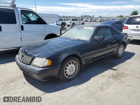 1998 Mercedes-Benz SL 500 with VIN WDBFA67F2WF160146, listed as a Copart auction lot 65653315 with 171,953 mi miles and Clean title. Bid and sale history available at DreamBid. Image 1.
