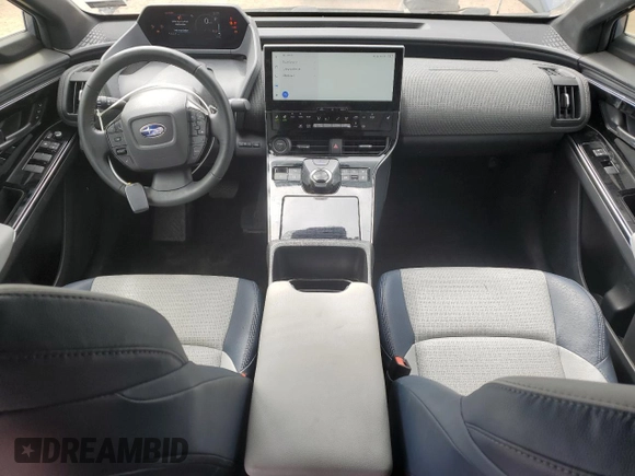 2023 Subaru Solterra Limited with VIN JTMABABA4PA031170, listed as a Copart auction lot 54517985 with 53,221 mi miles and Salvage title. Bid and sale history available at DreamBid. Image 8.
