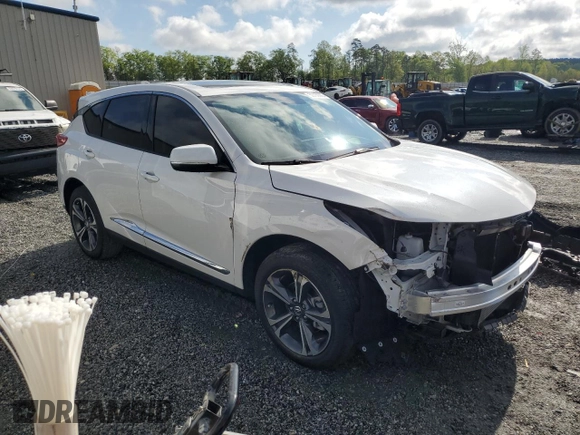 2024 Acura RDX Advance with VIN 5J8TC2H71RL014455, listed as a Copart auction lot 52756885 with 8,113 mi miles and Salvage title. Bid and sale history available at DreamBid. Image 4.
