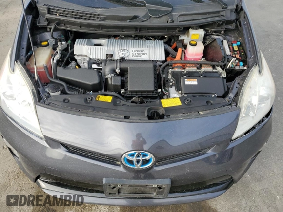 2013 Toyota Prius One with VIN JTDKN3DU8D1686426, listed as a Copart auction lot 50839775 with 115,044 mi miles and Salvage Title. Bid and sale history available at DreamBid. Image 11.