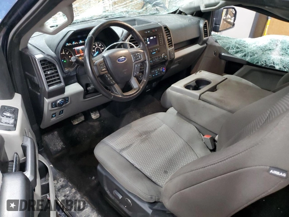 2018 Ford F-150 XL with VIN 1FTFX1E57JFE75983, listed as a Copart auction lot 52619685 with 184,124 mi miles and Clean title. Bid and sale history available at DreamBid. Image 8.