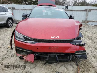 2024 Kia EV6 GT-Line with VIN KNDC44LA5R5169413, listed as a Copart auction lot 86219244 with 9,753 mi miles and Salvage Title. Bid and sale history available at carsss.com. Image 5.