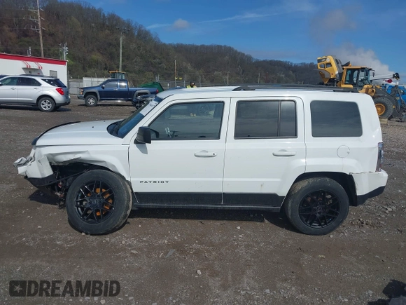 2017 Jeep Patriot 75th Anniversary with VIN 1C4NJRBB4HD138604, listed as a IAAI auction lot 41964927 with 96,035 mi miles and . Bid and sale history available at carsss.com. Image 15.