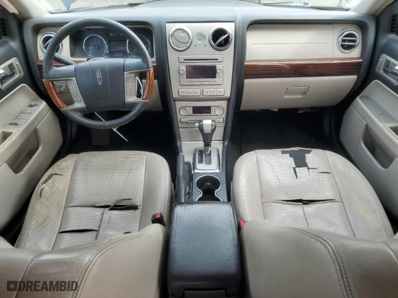 2007 Lincoln MKZ with VIN 3LNHM26T57R620658, listed as a Copart auction lot 49926655 with 186,084 mi miles and Clean Title. Bid and sale history available at carsss.com. Image 8.