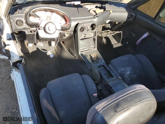 1991 Mazda MX-5 Miata Special Edition with VIN JM1NA3515M1215380, listed as a Copart auction lot 84860094 with 171,094 mi miles and Salvage Title. Bid and sale history available at carsss.com. Image 8.