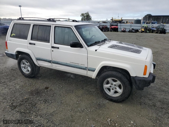 2000 Jeep Cherokee Police with VIN 1J4FF48S5YL215500, listed as a Copart auction lot 49184975 with NaN miles and Salvage Title. Bid and sale history available at carsss.com. Image 4.