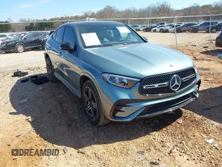 2025 Mercedes-Benz GLC with VIN W1NKJ4HB1SF236734, listed as a IAAI auction lot 41606654 with 13,644 mi miles. Bid and sale history available at carsss.com. Image 1.