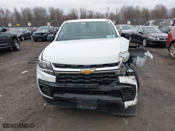 2021 Chevrolet Colorado 4WD Work Truck with VIN 1GCGTBEN6M1119967, listed as a IAAI auction lot 41801380 with 64,550 mi miles. Bid and sale history available at carsss.com. Image 12.