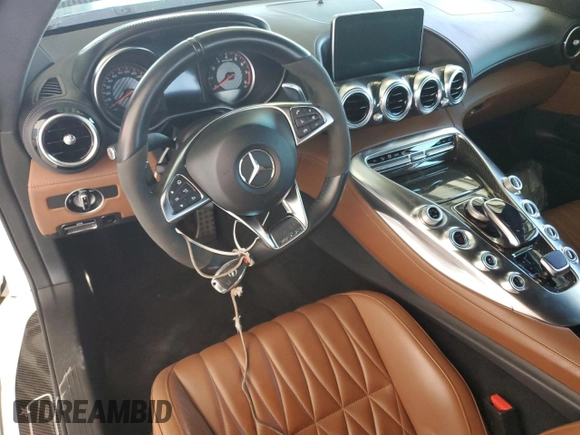 2016 Mercedes-Benz AMG GT with VIN WDDYJAJA2GA000623, listed as a Copart auction lot 62283175 with 37,741 mi miles and Salvage title. Bid and sale history available at DreamBid. Image 8.