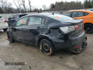 2015 Kia Rio LX with VIN KNADM4A3XF6440784, listed as a Copart auction lot 54134205 with 158,035 mi miles and Non Repairable. Bid and sale history available at carsss.com. Image 2.