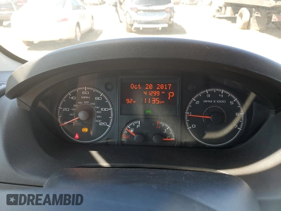 2018 Ram ProMaster Cargo with VIN 3C6URVHGXJE160330, listed as a Copart auction lot 69261504 with 41,299 mi miles and Salvage Title. Bid and sale history available at DreamBid. Image 9.