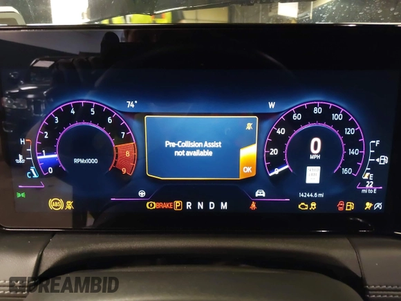 2024 Ford Mustang GT with VIN 1FA6P8CF0R5420366, listed as a IAAI auction lot 42232926 with 14,244 mi miles and . Bid and sale history available at DreamBid. Image 7.