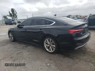 2021 Audi A5 Sportback Premium with VIN WAUABCF59MA038889, listed as a Copart auction lot 76304733 with 24,872 mi miles. Bid and sale history available at carsss.com. Image 2.