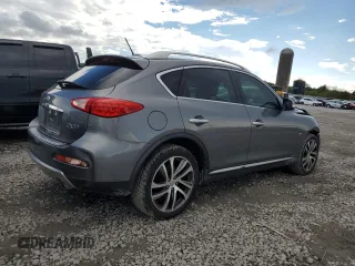 2017 Infiniti QX50 with VIN JN1BJ0RP9HM383157, listed as a Copart auction lot 71429504 with 61,915 mi miles and Salvage Title. Bid and sale history available at carsss.com. Image 3.