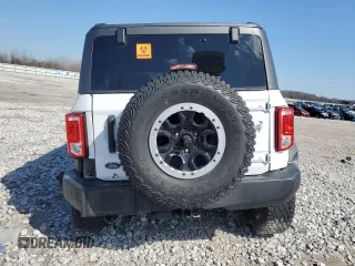 2023 Ford Bronco with VIN 1FMEE5DP1PLA95751, listed as a Copart auction lot 52571225 with Not provided miles and Salvage title. Bid and sale history available at DreamBid. Image 6.
