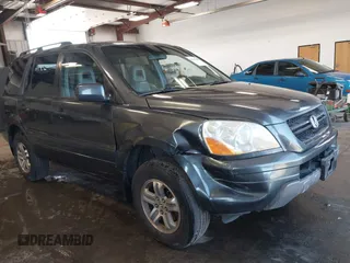 2005 Honda Pilot EX-L z VIN 2HKYF18505H530616, wystawiony jako IAAI lot #42517886 z przebiegiem 211 218 mil mil oraz . Historia ofert i sprzedaży dostępna na DreamBid. Obrazek 1.