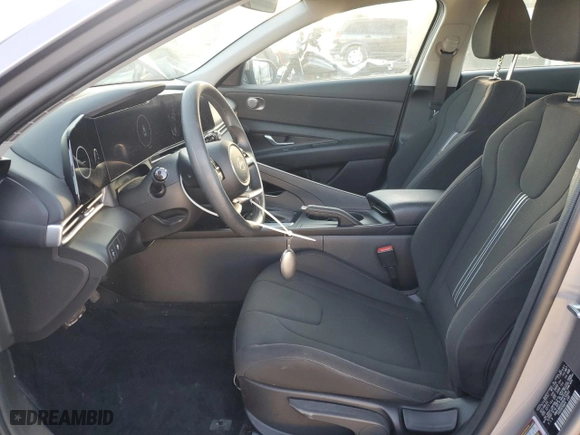 2024 Hyundai Elantra SEL with VIN KMHLM4DG5RU670502, listed as a Copart auction lot 48456615 with 17,817 mi miles and Salvage Title. Bid and sale history available at carsss.com. Image 7.