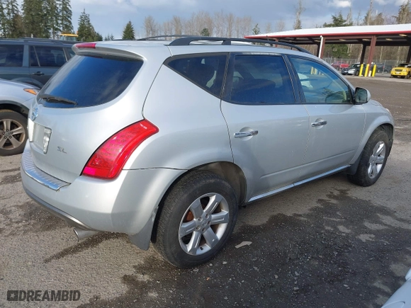 2006 Nissan Murano SL with VIN JN8AZ08T76W402651, listed as a IAAI auction lot 41513127 with 135,716 mi miles. Bid and sale history available at carsss.com. Image 4.